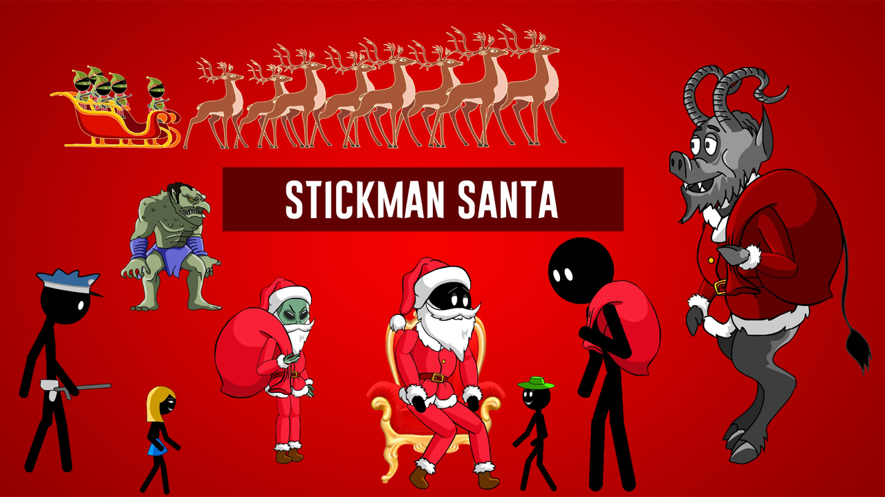 Stickman Άγιος Βασίλης